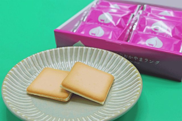 白桃とチーズのおかやまラング