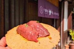 岡山のおみやげ 有鄰庵　岡山希少和牛店　ローストビーフ握り